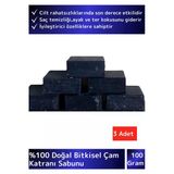 Bitkisel Güzel Kokulu Çam Katranı Sabunu Doğal Üretim Tüm Cilt Tipleri Için Uygun 3 Adet