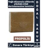Bitkisel Organik %100 Doğal Saç Yüz Vücut El Kullanım Cilt Temizleyici Parlatıcı Sabun Propolis