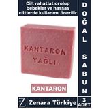 Bitkisel Organik Doğal Saç Yüz Vücut El Kullanım Bebek Hassas Ciltlerde Etkili Sabun Kantaron 3 Adet