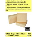 Bitkisel Sarı Kantaron Sabunu Doğal Üretim Tüm Cilt Tipleri Için Uygun 1 Adet