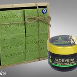 Bitkiselce 4 Kalıp Aloe Vera Sabunu & Aloe Vera 250 ml Saç Bakım Kremi