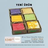 Bitkiselce 6'lı Çiçek Demeti Lavanta - Orkide Papatya Aloe Vera - Gül - Portakal Çiçeği (6X125GR.=750 Gr.) - Banyo Ürünleri