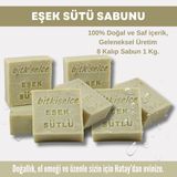 Bitkiselce 8x950 gr El Yapımı Eşek Sütü Sabunu