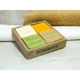 Bitkiselce Doğal Mucize Yağlar Serisi Sabun (Zeytinyağı-Bıttım-Defne-Argan) 450 Gr.