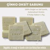 Bitkiselce Saf ve Doğal İçeriklerle Çinko Oksit Sabunu 950 gr x 8 Kalıp