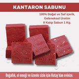 Bitkiselce Saf ve Doğal İçeriklerle Kantaron Sabunu 950 gr x 8 Kalıp