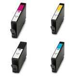 Bitmeyen Kartuş Hp Uyumlu Muadil lar, 4 Renk 1 Set Hp 912Xl Uyumlu - Officejet Pro 8012, 8014, 8015, 8022, 8023, 8024, 8025