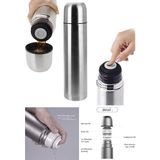 Biton Toptan Biton 500 ml Çift Katmanlı Sus 304 Çelik Inox Termos Süt- Mama- Kamp- Piknik Termosu 12 Saate Kadar Sıcak Soğuk Tutma