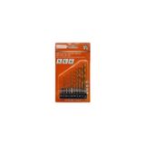 Bits Saplı Hss Matkap Uçu Seti 1/4" 10L