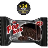 Bitter Çikolatalı Eti Popkek Kek 55 gr x 24 Adet İçinde %70,9 Kek ve Nefis Kaplama Var