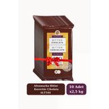 Bitter Kuvertür Çikolata 2.5 Kg Alt544 10'Lu Paket