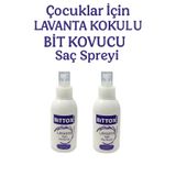 Bittox 2 Adet Çocuklar İçin Lavanta Yağlı Bit Kovucu Saç Spreyi 100