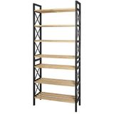 bituclass 8 Katlı Çok Amaçlı Raf Ayakkabılık – 47x18x127 cm, MDF ve Plastik Malzeme, Kolay Kurulum QR Kodlu, Modern ve Dekoratif Düzenleyici Dolap Ünitesi, Siyah