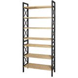 bituclass 8 Katlı Çok Amaçlı Raf Ayakkabılık – 47x18x127 cm, MDF ve Plastik Malzeme, Kolay Kurulum QR Kodlu, Modern ve Dekoratif Düzenleyici Dolap Ünitesi, Siyah