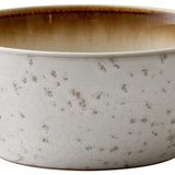 BITZ Kase, kase, müsli kasesi, seramik çerez kasesi, 12 cm çapında, krem/krem