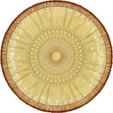 Bitz Kusintha Servis Tabağı Yuvarlak Amber 3 cm - Çap:30 cm - Çok Renkli