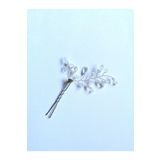 Bivalvia Accessories Beyaz Kristal Firkete Toka