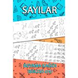 BiWini Jumbo Sayılar Dev boyama Kağıdı 60cm x 250cm