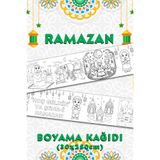 BiWini Ramazan Temalı Dev Boyama Kağıdı 2,5 Metre Rulo Boyama Kağıdı - Çocuk Eğitici Boyama