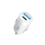 Bix 65w Pd Type-c & 18w Usb-a Girişli Çift Portlu Hızlı Şarj Özellikli Araç Içi Şarj Cihazı Beyaz BXAC65C