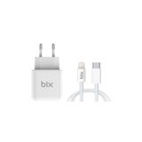 Bix BX-CL20TA Hızlı Şarj Adaptörü + 3A USB-C'den Lightning Kablo