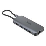 Bix BX10HB 8in1 Port Macbook Uyumlu Dönüştürücü