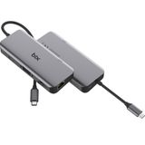 Bix BX11HB Type-C HDMI VGA Ethernet Kart Okuyucu USB Dönüştürücü