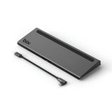 Bix BX12HB 11'i 1 USB C Hub, 4K HDMI, DP, VGA, Görüntü Aktarımı, 100W PD, 3x USB 3.0 Girişi, 1 Gigabit Ethernet, Micro SD/SD Girişi, 3,5 mm Jack. MacBook Pro için MultiPort Bağlantı Noktası.