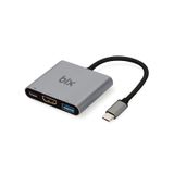 Bix BX13HB USB Type-C 4K HDMI 3 Port Multiport Adaptör