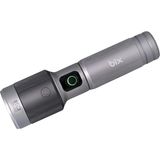 Bix BX5141FL 1450 Lümen 30W Led El Feneri Teleskopik Zoom Sos Modlu Metal Gövdeli Şarj Edilebilir Uzun Menzilli Flashlight - Metalik