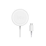 Bix BXMG15 15W Manyetik Kablosuz Şarj Cihazı Beyaz Magsafe iPhone 12/13/14/15 Serisi ve Airpods ile uyumlu
