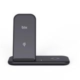 Bix BXMW1 iPhone Apple Watch Uyumlu 15W Qi Kablosuz Standlı Şarj Cihazı