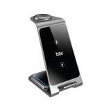 Bix BXMW3 15W 3’ü 1 Arada iPhone Apple Watch AirPods Uyumlu Ultra İnce Manyetik Kablosuz Şarj İstasyonu