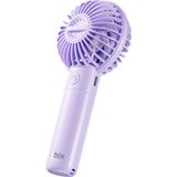 Bix BXPF01 Şarj Edilebilir 3 Kademeli Taşınabilir Portatif Aromaterapi Özellikli Mini Fan El Tipi Vantilatör - Mor