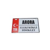 Bix EBİKE PLAKALIK ARORA YAZILI