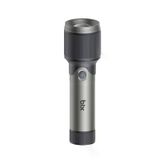 Bix Flashlight Bx2139fl 60w Led, Max. 2000 Lümen Parlaklık Ve 1000 Metreye Kadar Menzilli 5000mah Şarj Edilebilir Kompakt El Feneri Gri - Gümüş