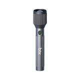 Bix Flashlight BX2143FL 24W LED, Max. 1100 Lümen Parlaklık ve 950 Metreye Kadar Menzilli, Zoom Özellikli Şarj Edilebilir Kamp ve Acil Durumlar için Çok Modlu Kompakt El Feneri