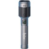 Bix Flashlight BX5102FL 60W Led, Max. 3000 Lümen Parlaklık ve 1000 Metreye Kadar Uzun Menzilli, Şarj Edilebilir, LED Güç Göstergeli ve Çok Modlu Kompakt El Feneri - Gri