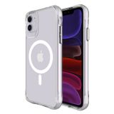 Bix iPhone 11 Transparan Şeffaf Güçlü Manyetik Üstün Darbe Koruması Magsafe Uyumlu Kılıf