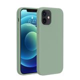 Bix iPhone 12 / 12 Pro Silikon Kılıf MagSafe Uyumlu Güçlü Koruma Darbe Emici Kaktüs Yeşili