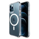 Bix iPhone 13 Pro Max Magsafe Uyumlu Transparan Şeffaf Güçlü Manyetik Üstün Darbe Koruması Kılıf