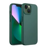 Bix iPhone 14 Plus / 15 Plus Silikon Kılıf MagSafe Uyumlu Güçlü Koruma Darbe Emici Biber Yeşili