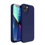 Bix iPhone 14 Plus / 15 Plus Silikon Kılıf MagSafe Uyumlu Güçlü Koruma Darbe Emici Küf Menekşesi