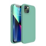 Bix iPhone 14 Plus / 15 Plus Silikon Kılıf MagSafe Uyumlu Güçlü Koruma Darbe Emici Nane Yeşili