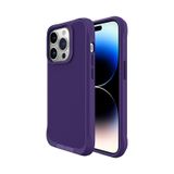 Bix iPhone 14 Pro Max Vortex Magsafe Stand Özellikli 3X Korumalı Mikro Fiber İç Yüzey Koyu Mor Kılıf