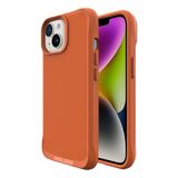 Bix iPhone 14 Vortex MagSafe Kılıf Stand Özellikli 3X Korumalı Mikro Fiber İç Yüzey Turuncu
