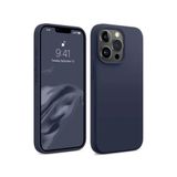 Bix iPhone 15 Pro Max Silikon Kılıf MagSafe Uyumlu Güçlü Koruma Darbe Emici Gece Mavisi