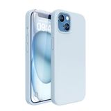 Bix iPhone 15 Silikon Kılıf MagSafe Uyumlu Güçlü Koruma Darbe Emici Gök Mavisi