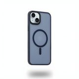 Bix iPhone 16 MagSafe Uyumlu Kılıf Tam Koruma Manyetik Darbe Emici Gece Mavisi