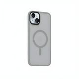 Bix iPhone 16 MagSafe Uyumlu Kılıf Tam Koruma Manyetik Darbe Emici Gri